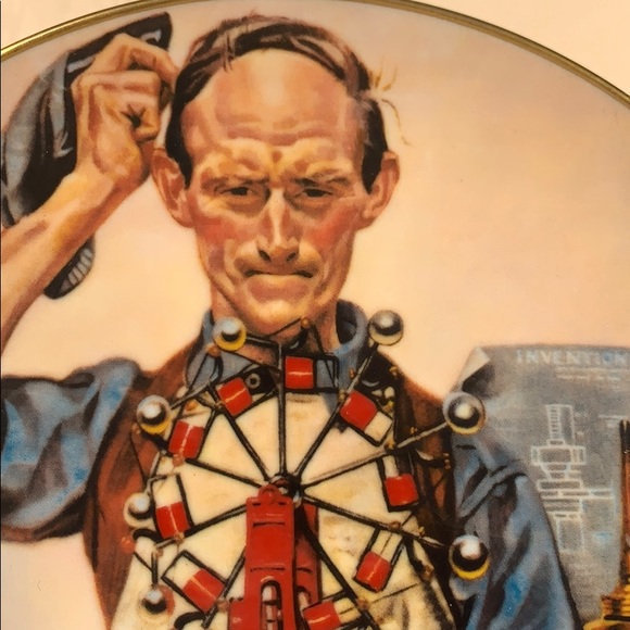 Norman Rockwell “The Inventor” - Picture 2 of 7